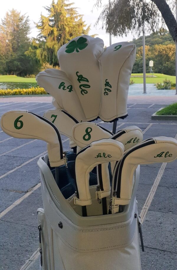 Set de fundas para palos de Golf (5-P, Hibrido 4, Madera 9 y Drive)